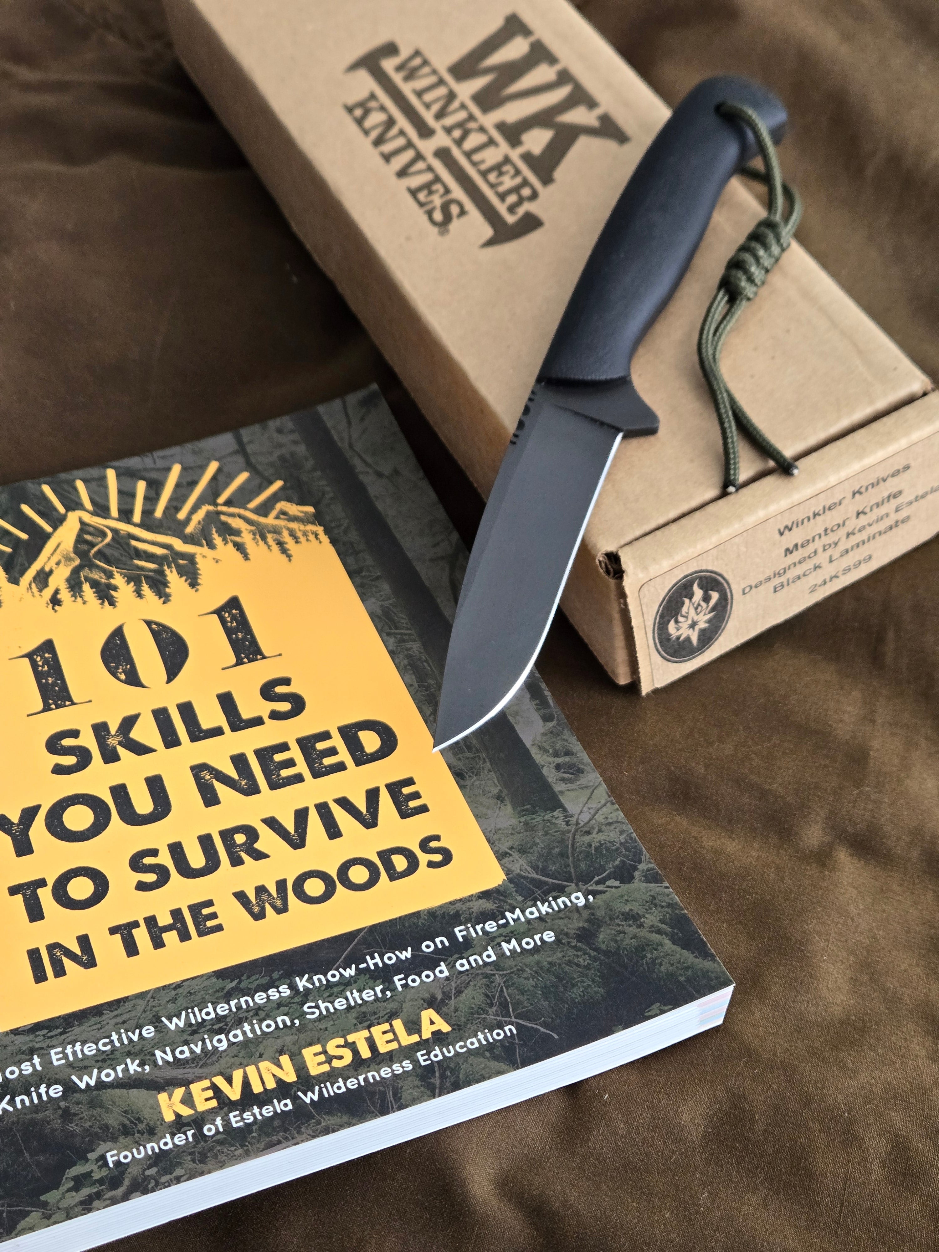 PRE-ORDER Winkler Knives Mentor (Black Laminate)