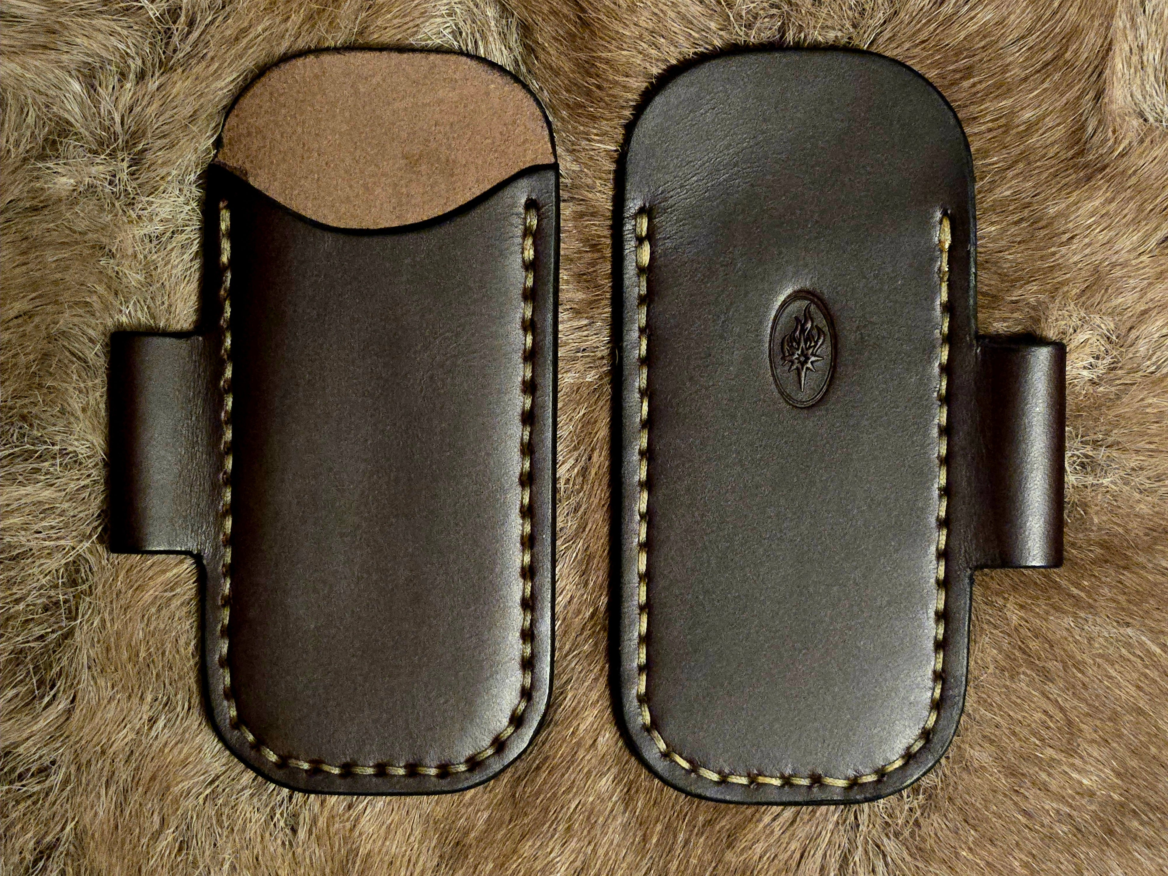 Estela Daily Duo Leather Pocket Pouch