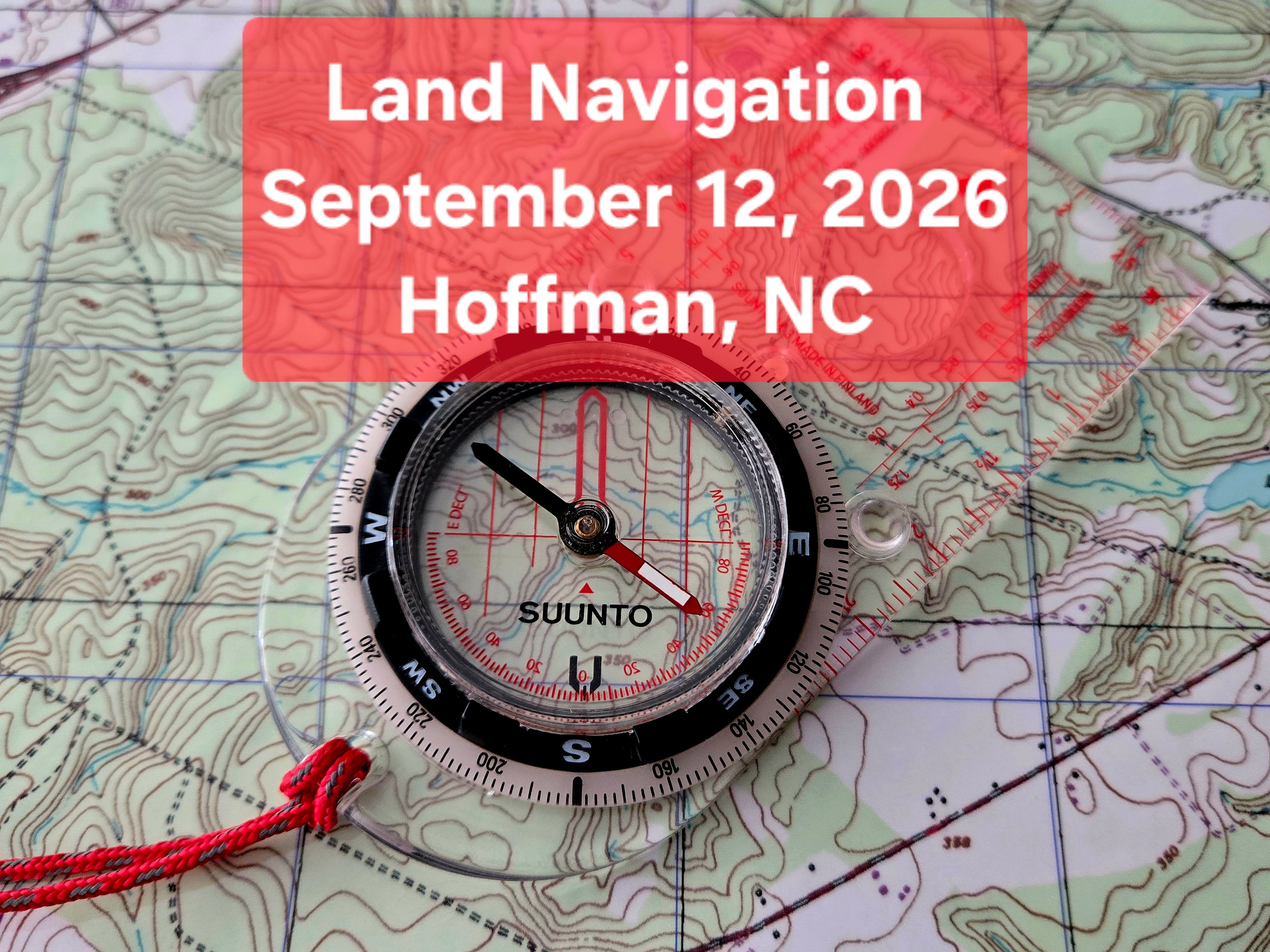Land Navigation September 12, 2026 Hoffman, NC