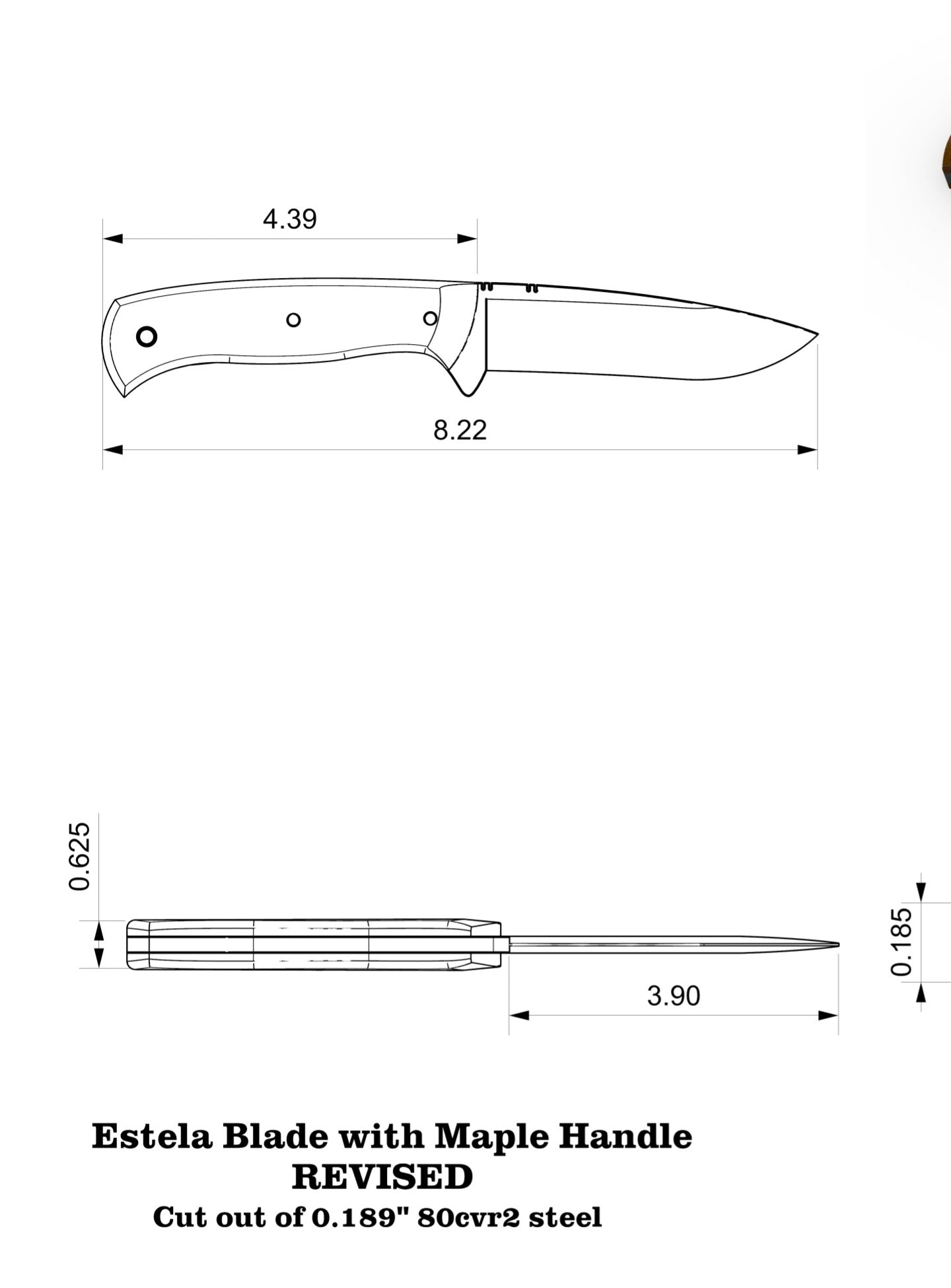 PRE-ORDER Winkler Knives Mentor (Black Laminate)